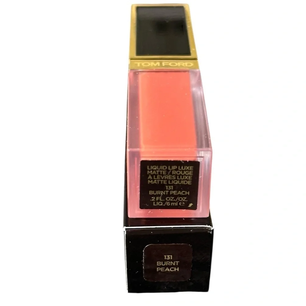 Tom Ford Liquid Lip Luxe Matte #131 Burnt Peach NWOT Cinnamon Brick